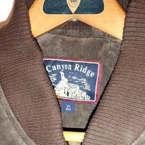Canyon Ridge NWOT Brown Sueded Leather Jacket 2X Big
